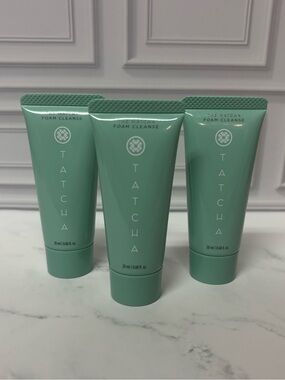 Tatcha matcha foaming cleanser minis